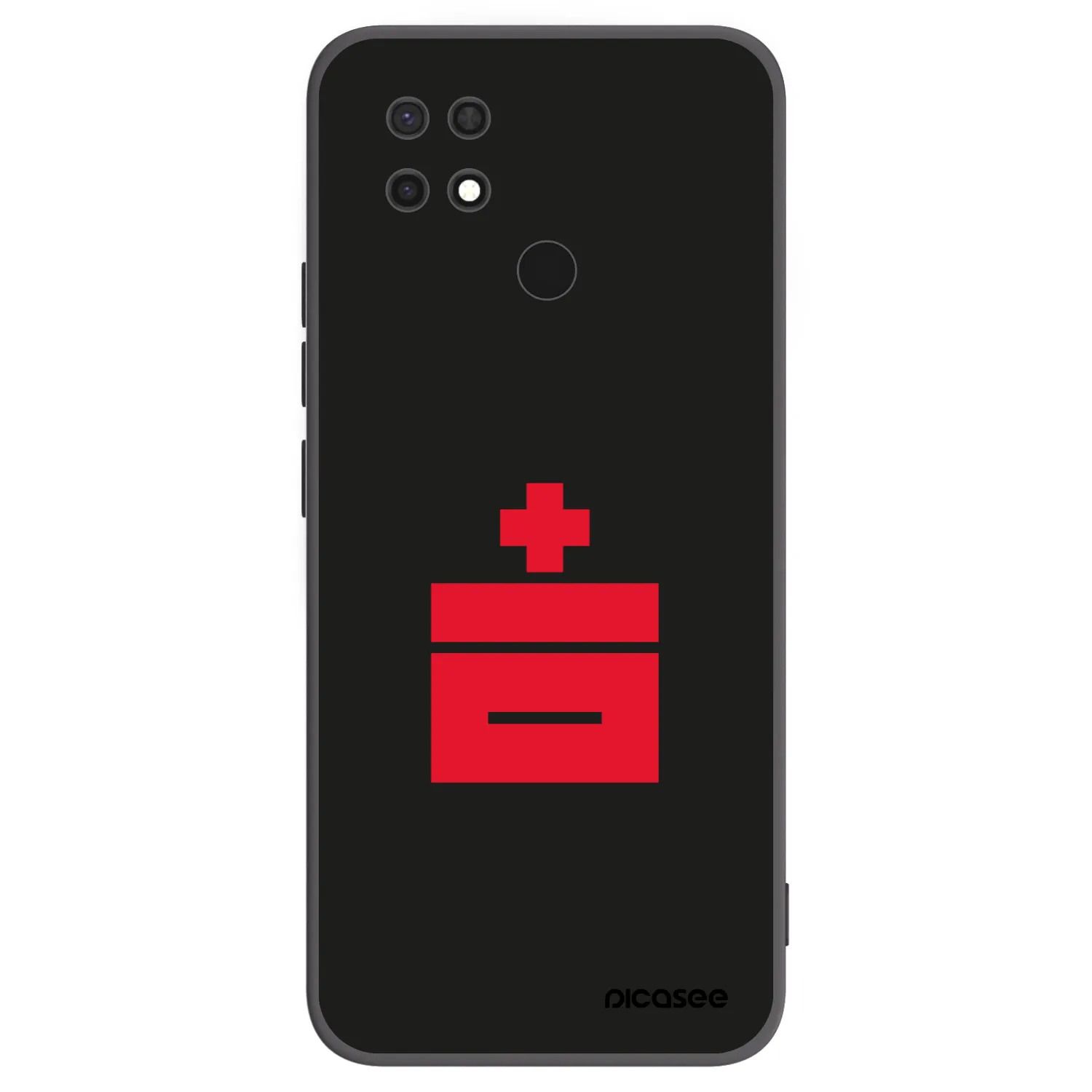 Picasee Μαύρη θήκη σιλικόνης για Xiaomi Redmi 10C - Le Plastenciaga