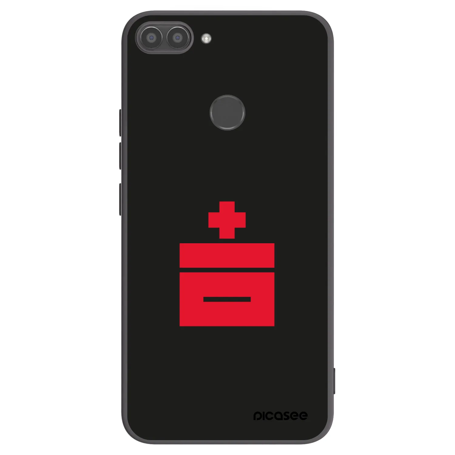 Picasee Μαύρη θήκη σιλικόνης για Huawei P Smart - Le Plastenciaga