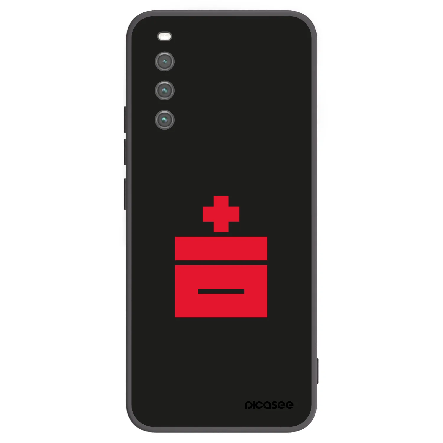 Picasee Μαύρη θήκη σιλικόνης για Sony Xperia 10 IV 5G - Le Plastenciaga