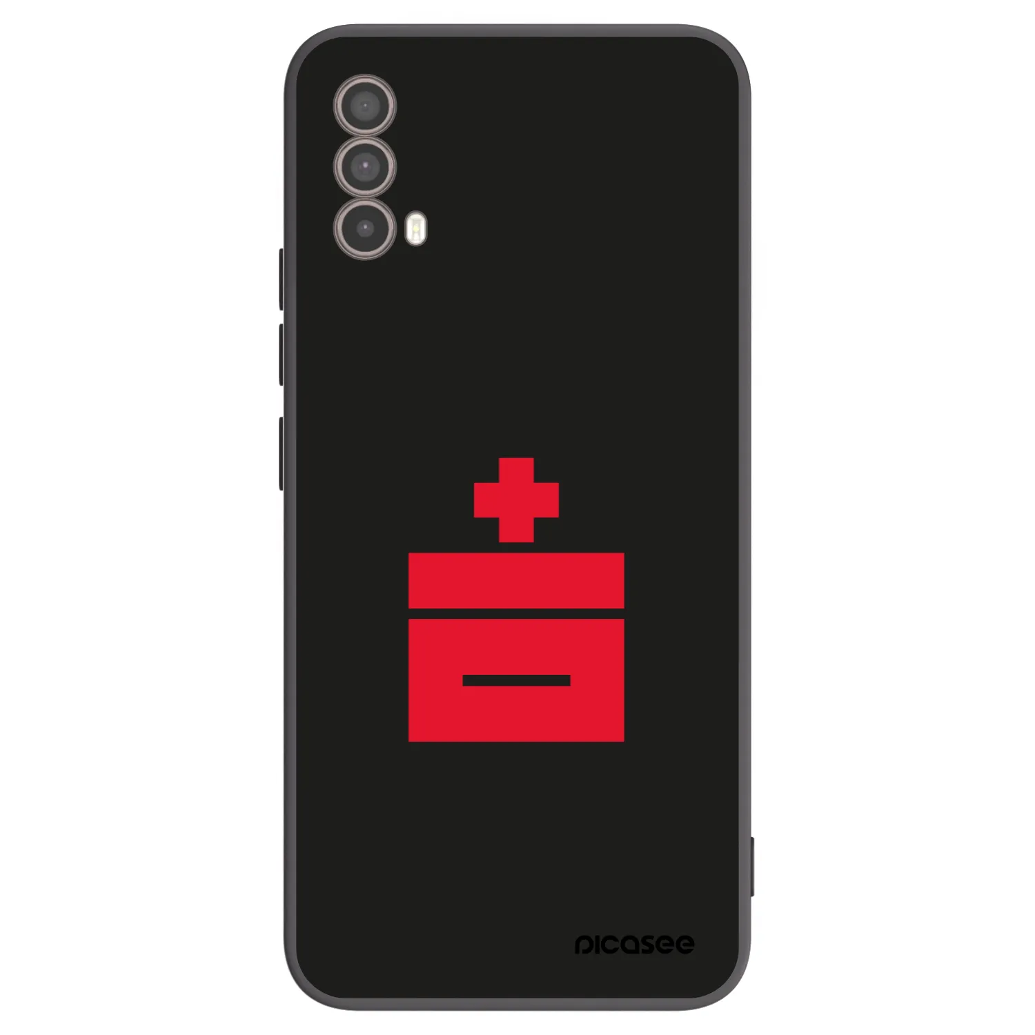 Picasee Μαύρη θήκη σιλικόνης για Motorola Moto E40 - Le Plastenciaga