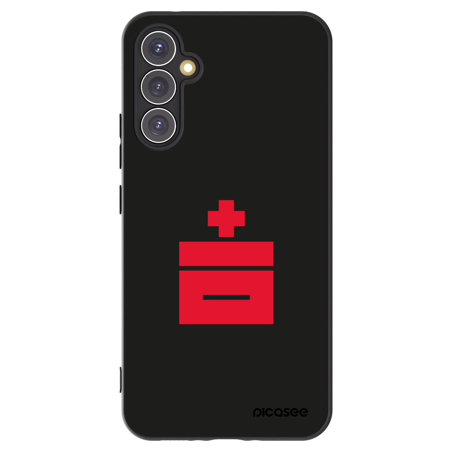 Picasee Μαύρη θήκη σιλικόνης για Samsung Galaxy A34 5G A346B - Le Plastenciaga