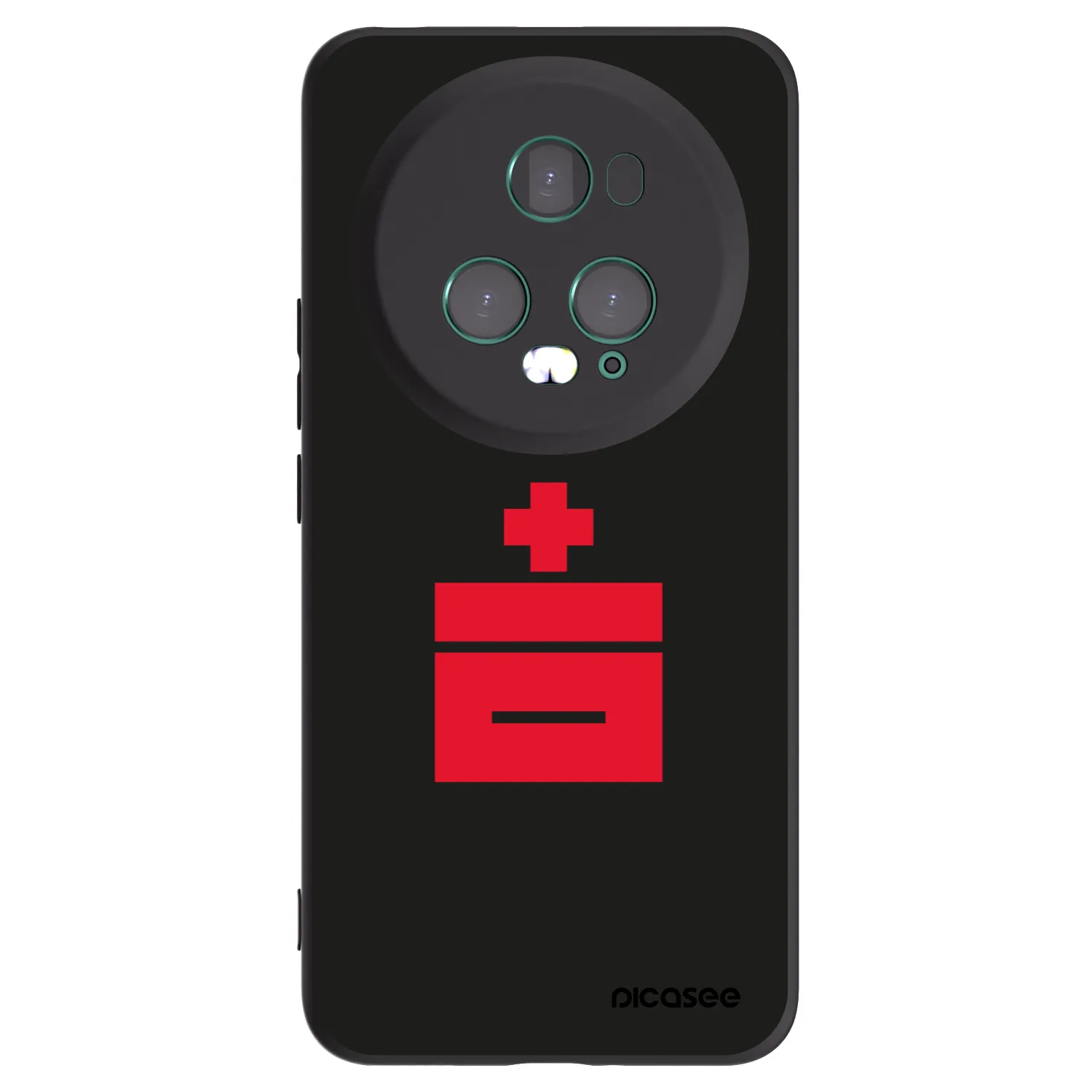 Picasee Μαύρη θήκη σιλικόνης για Honor Magic5 Pro - Le Plastenciaga