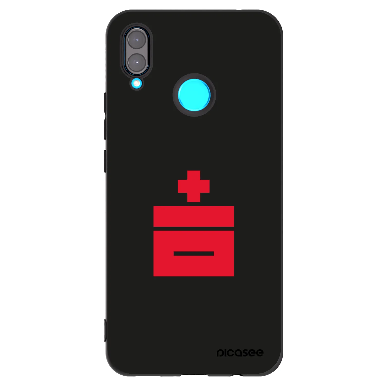 Picasee Μαύρη θήκη σιλικόνης για Huawei Nova 3 - Le Plastenciaga