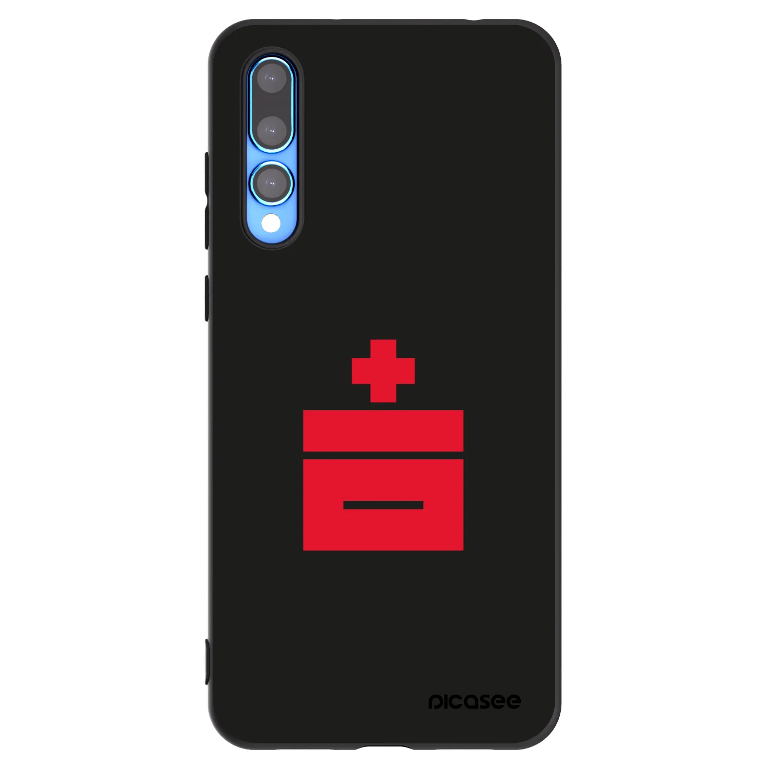 Picasee Μαύρη θήκη σιλικόνης για Huawei P20 Pro - Le Plastenciaga