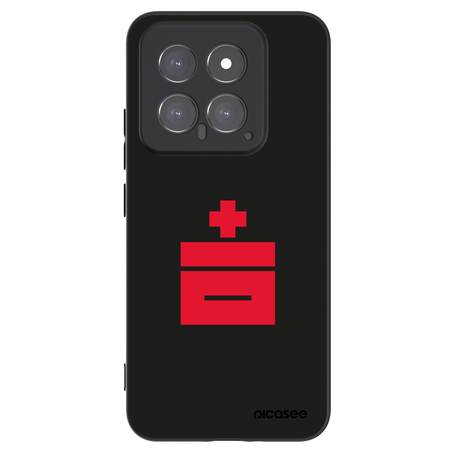 Picasee Μαύρη θήκη σιλικόνης για Xiaomi 14 - Le Plastenciaga