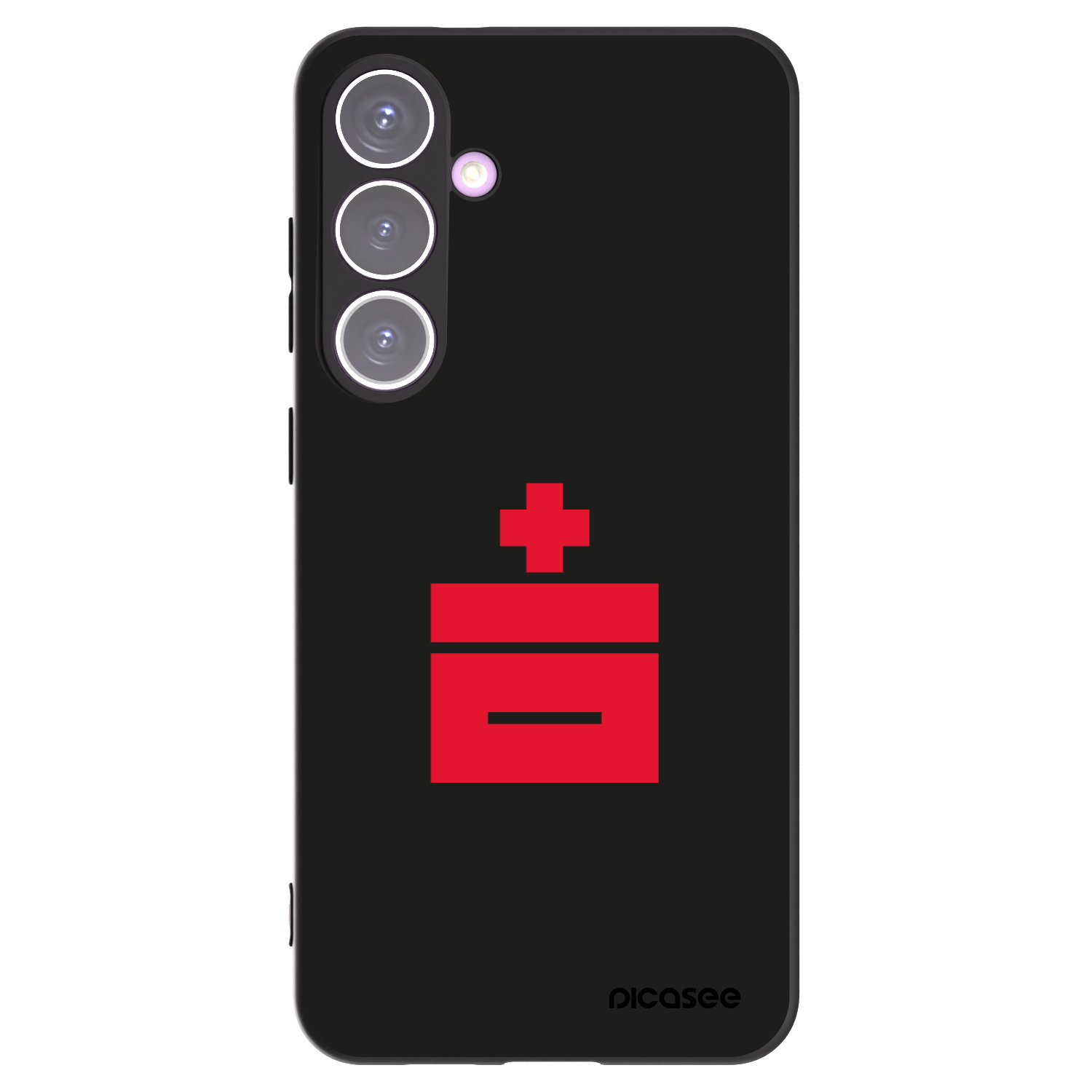Picasee Μαύρη θήκη σιλικόνης για Samsung Galaxy S24+ S926B 5G - Le Plastenciaga