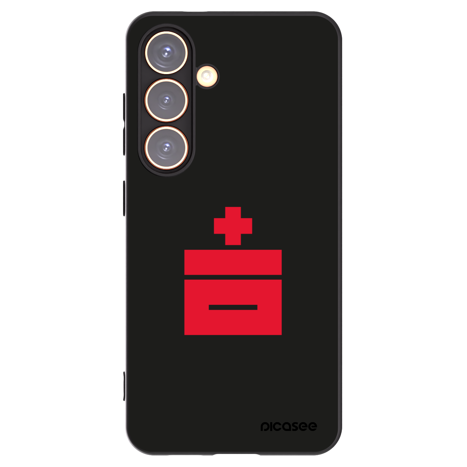 Picasee Μαύρη θήκη σιλικόνης για Samsung Galaxy S24 S921B 5G - Le Plastenciaga