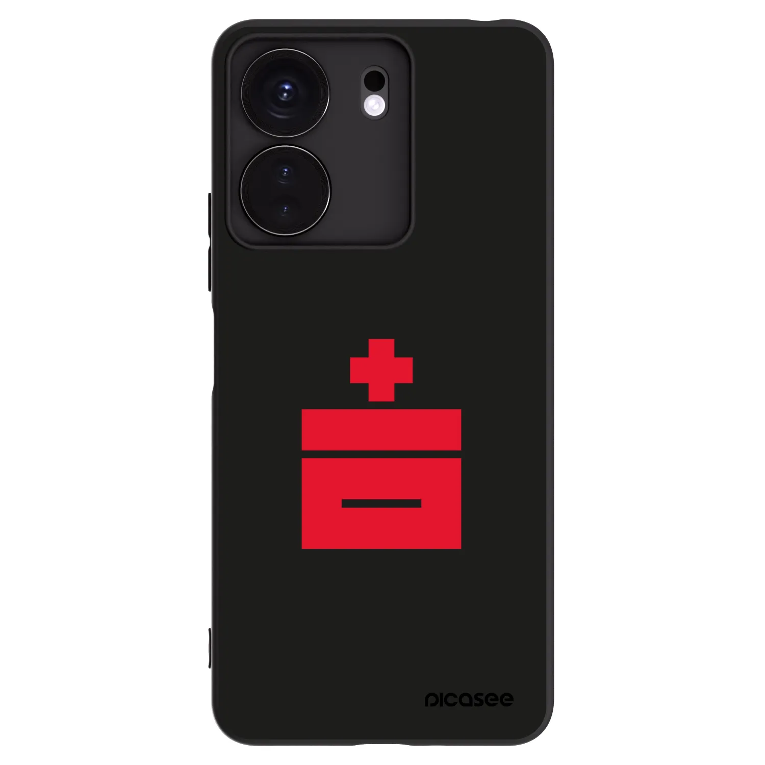 Picasee Μαύρη θήκη σιλικόνης για Xiaomi Redmi 13C 4G - Le Plastenciaga