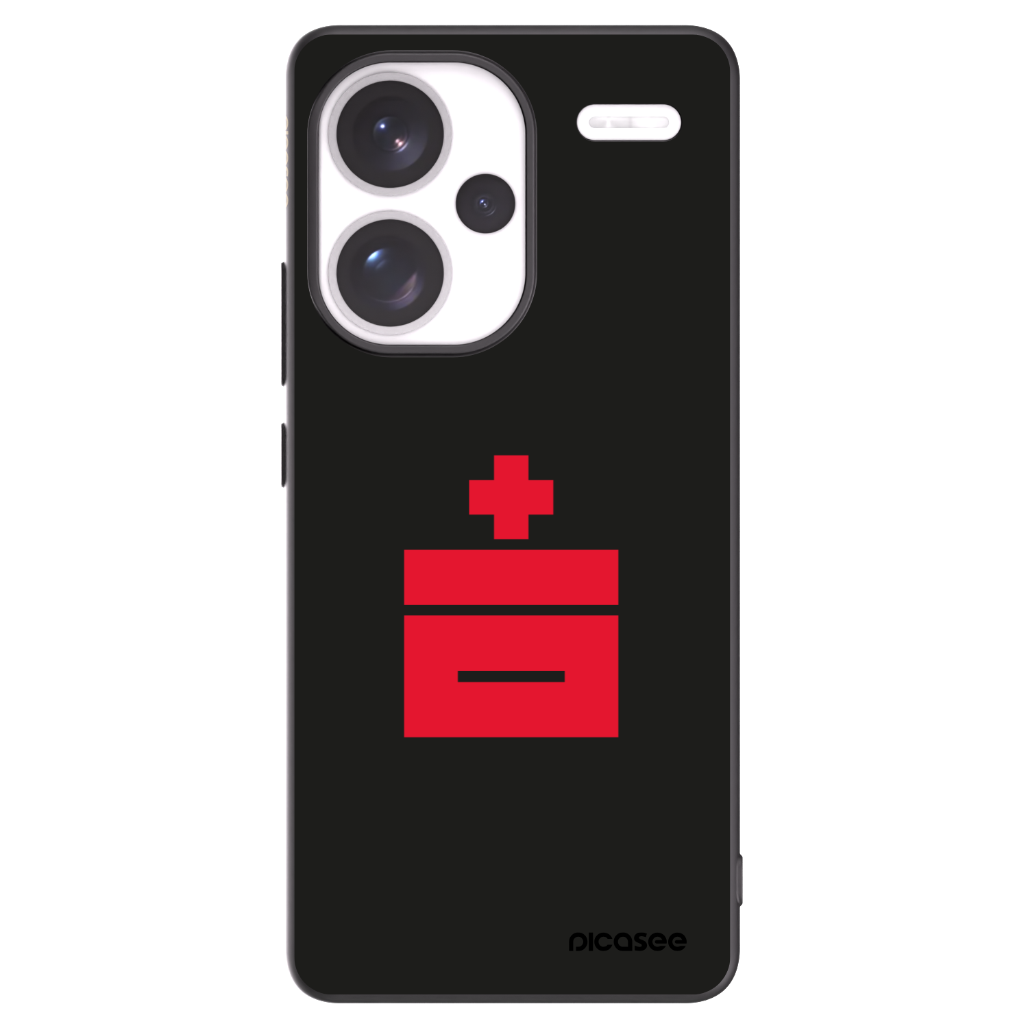 Picasee Μαύρη θήκη σιλικόνης για Xiaomi Redmi Note 13 Pro+ 5G - Le Plastenciaga