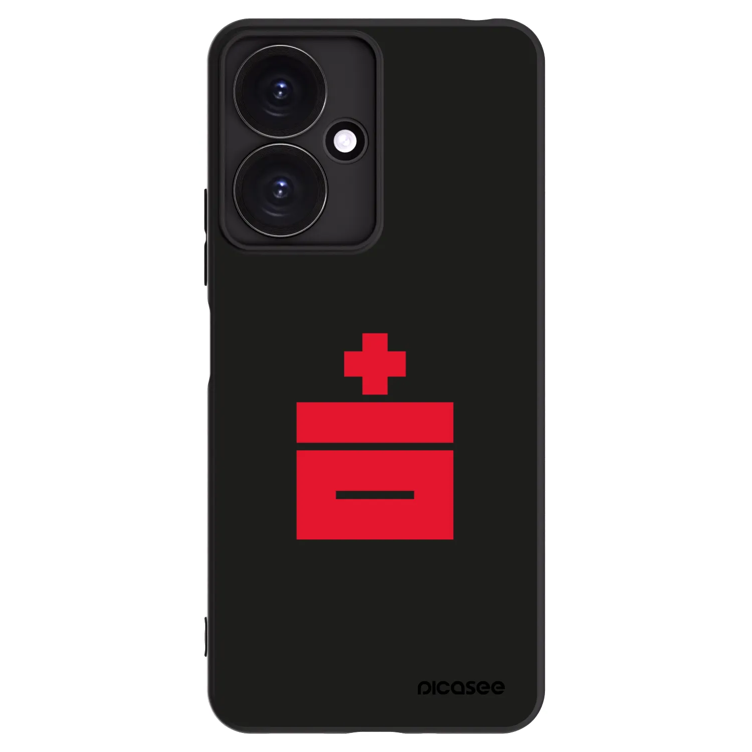 Picasee Μαύρη θήκη σιλικόνης για Xiaomi Redmi 13C 5G - Le Plastenciaga