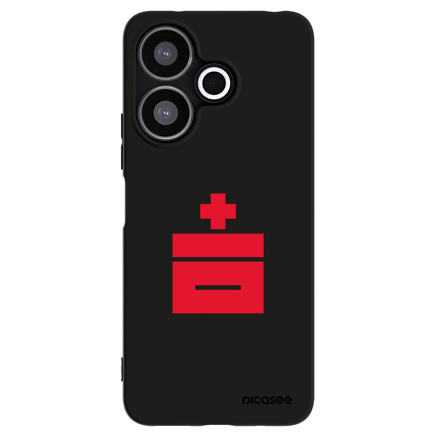 Picasee Μαύρη θήκη σιλικόνης για Xiaomi Redmi 13 4G - Le Plastenciaga