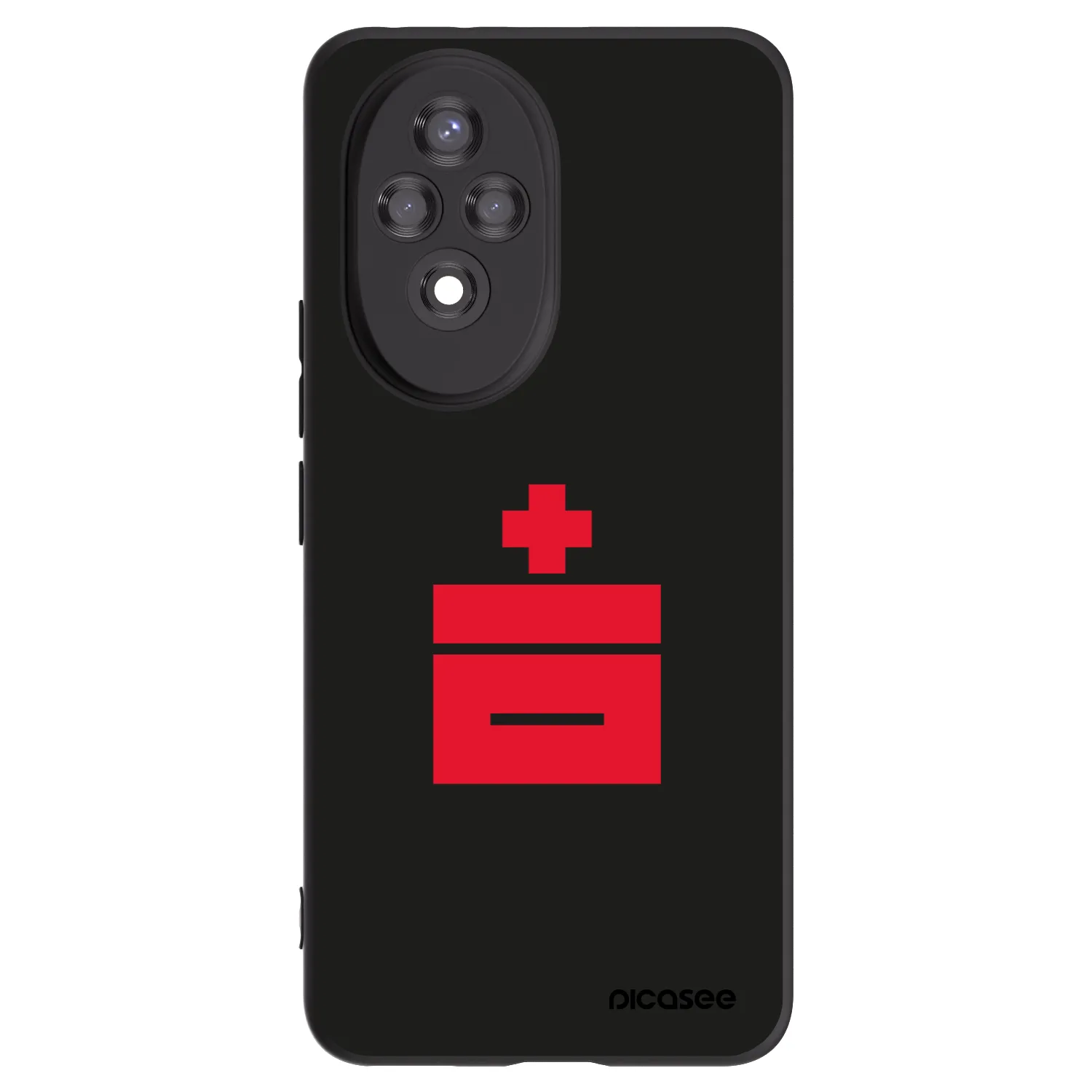 Picasee Μαύρη θήκη σιλικόνης για Honor 200 Pro 5G - Le Plastenciaga
