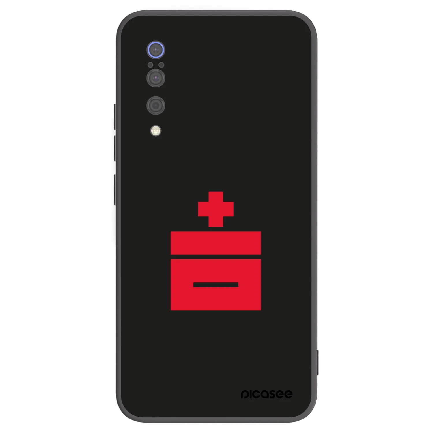 Picasee Μαύρη θήκη σιλικόνης για Xiaomi Mi 9 - Le Plastenciaga