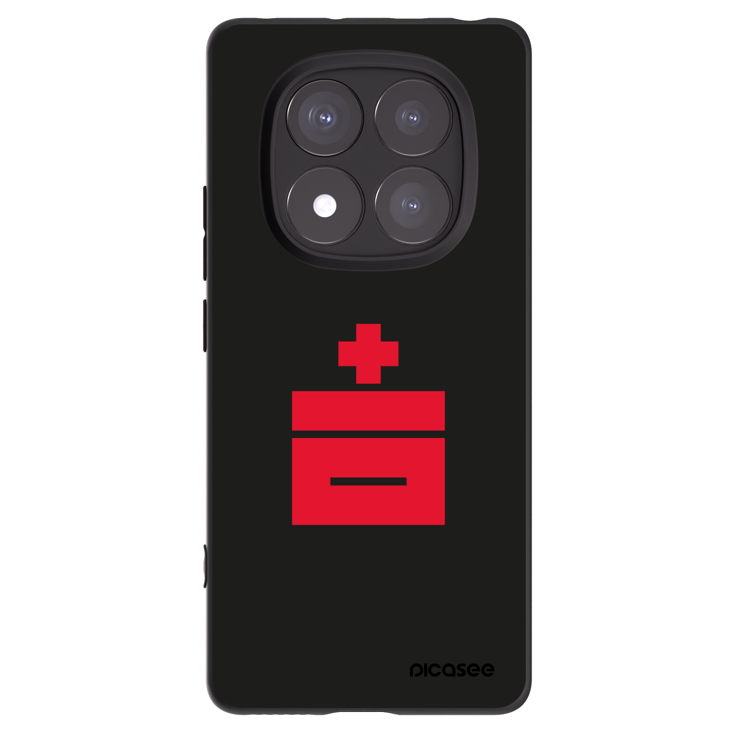 Picasee Μαύρη θήκη σιλικόνης για Xiaomi Redmi Note 14 Pro+ 5G - Le Plastenciaga