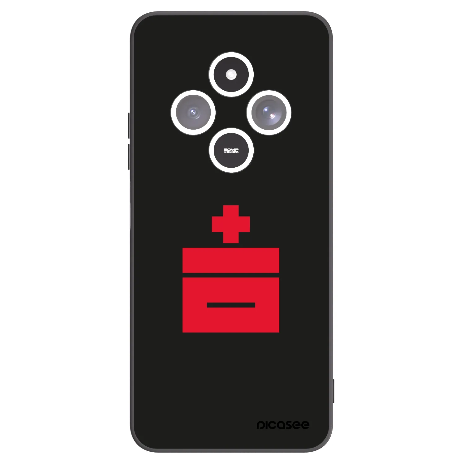 Picasee Μαύρη θήκη σιλικόνης για Xiaomi Redmi 14C - Le Plastenciaga