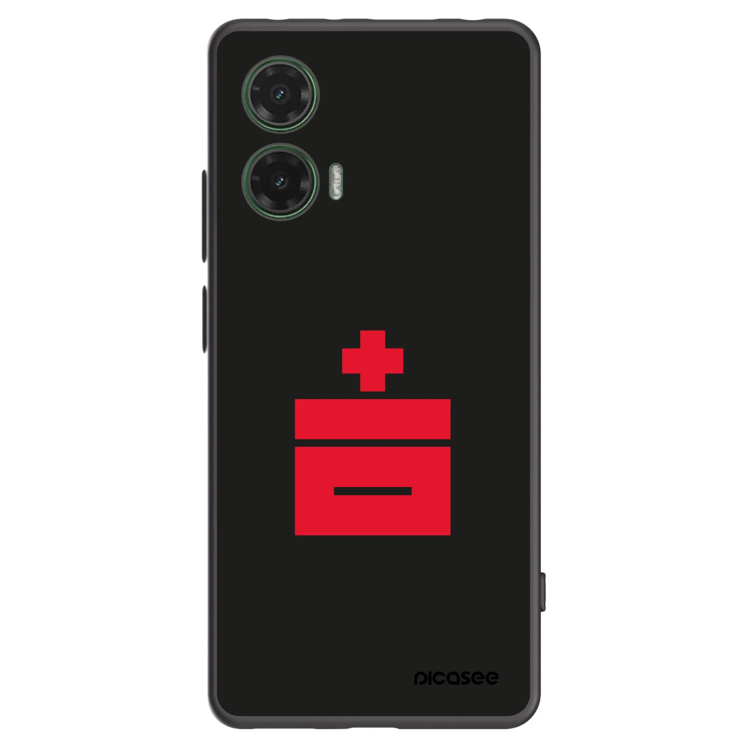 Picasee Μαύρη θήκη σιλικόνης για Motorola Moto G35 5G - Le Plastenciaga