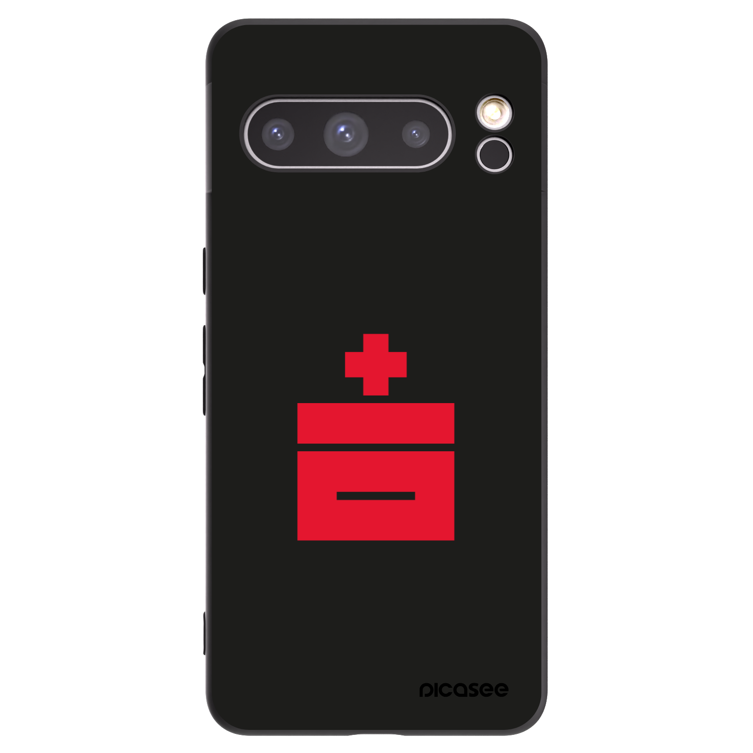 Picasee Μαύρη θήκη σιλικόνης για Google Pixel 8 Pro - Le Plastenciaga