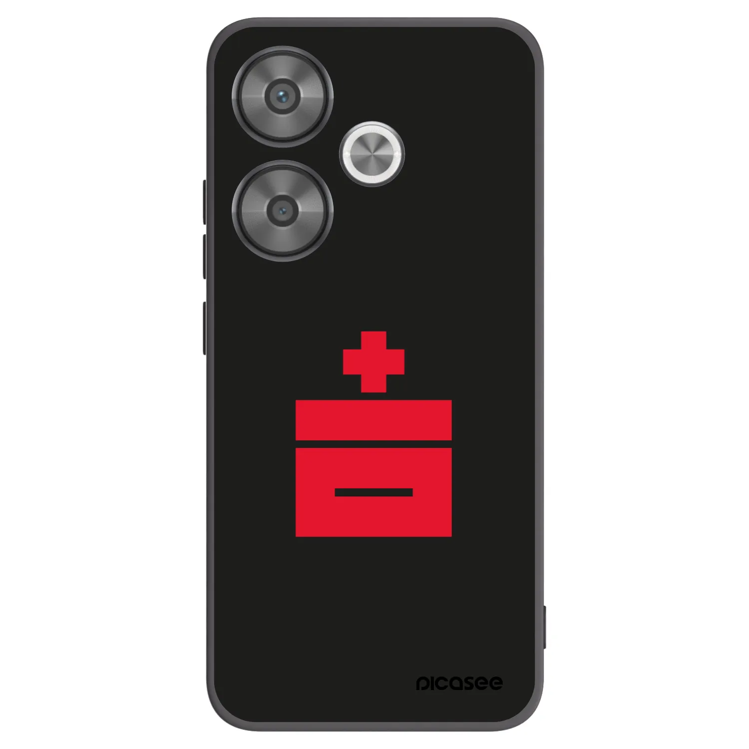 Picasee Μαύρη θήκη σιλικόνης για Xiaomi Poco F6 - Le Plastenciaga