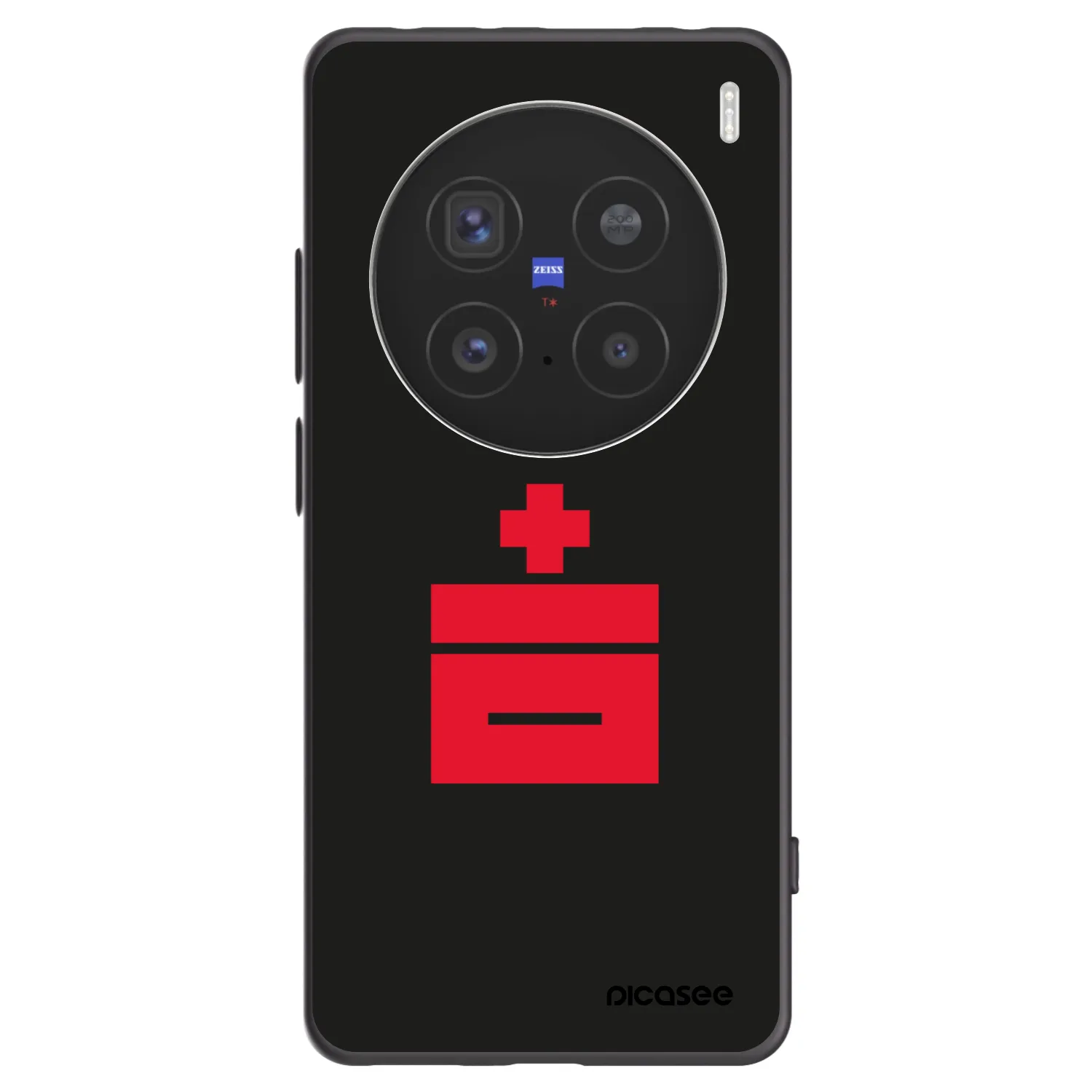 Picasee Μαύρη θήκη σιλικόνης για Vivo X200 Pro - Le Plastenciaga