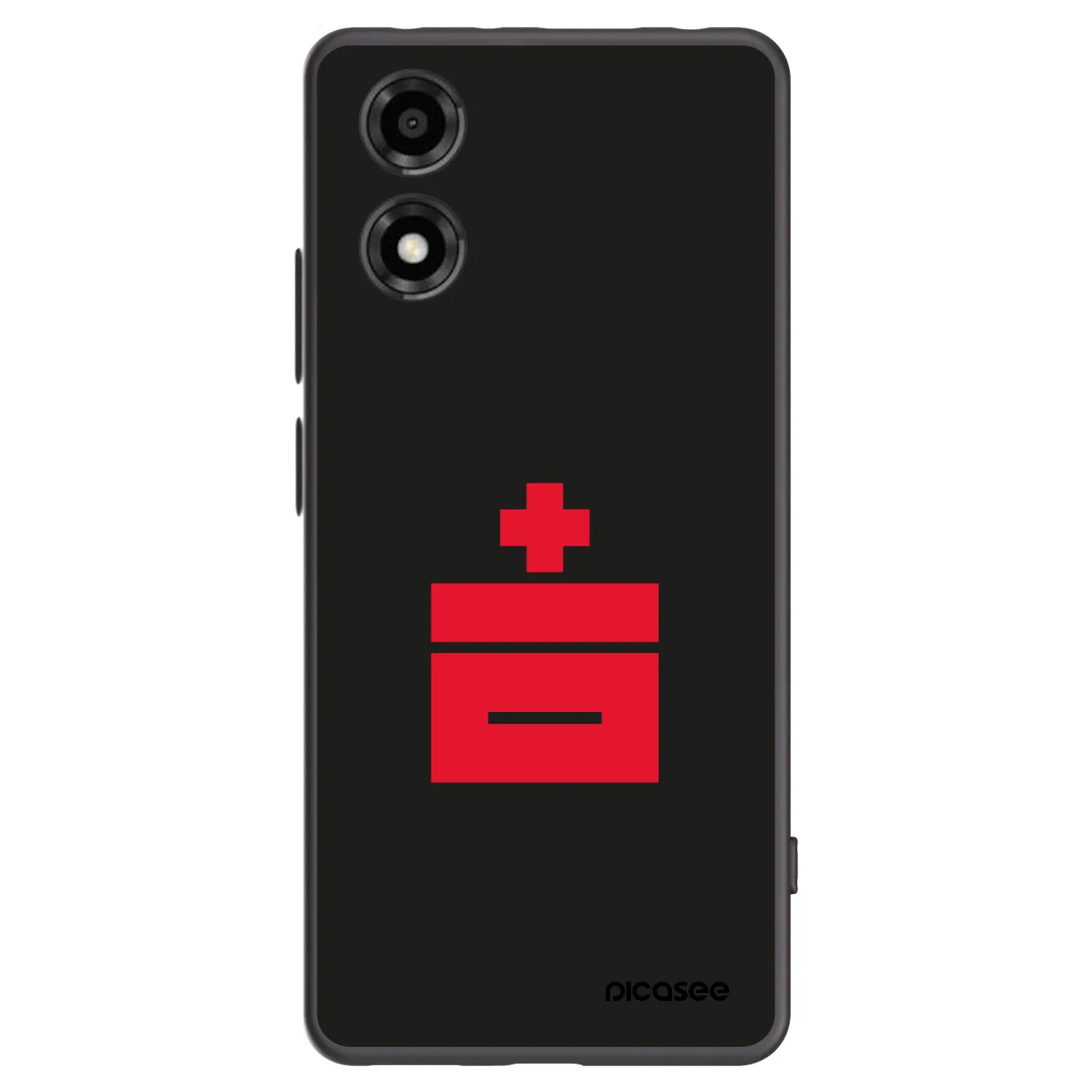 Picasee Μαύρη θήκη σιλικόνης για Motorola Moto E14 - Le Plastenciaga