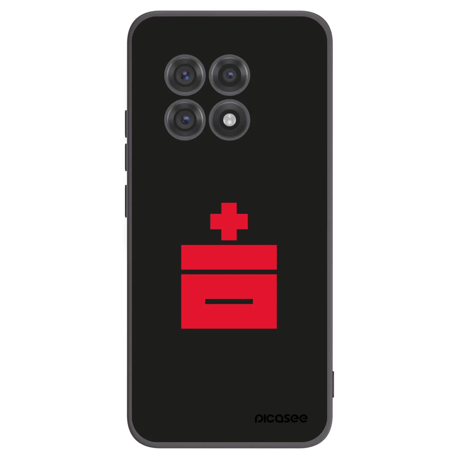 Picasee Μαύρη θήκη σιλικόνης για OnePlus 13R 5G - Le Plastenciaga