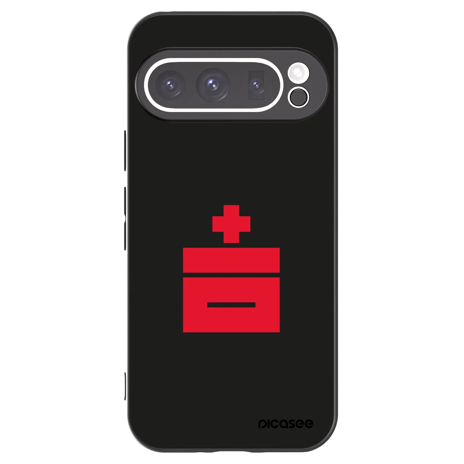 Picasee Μαύρη θήκη σιλικόνης για Google Pixel 9 Pro XL - Le Plastenciaga