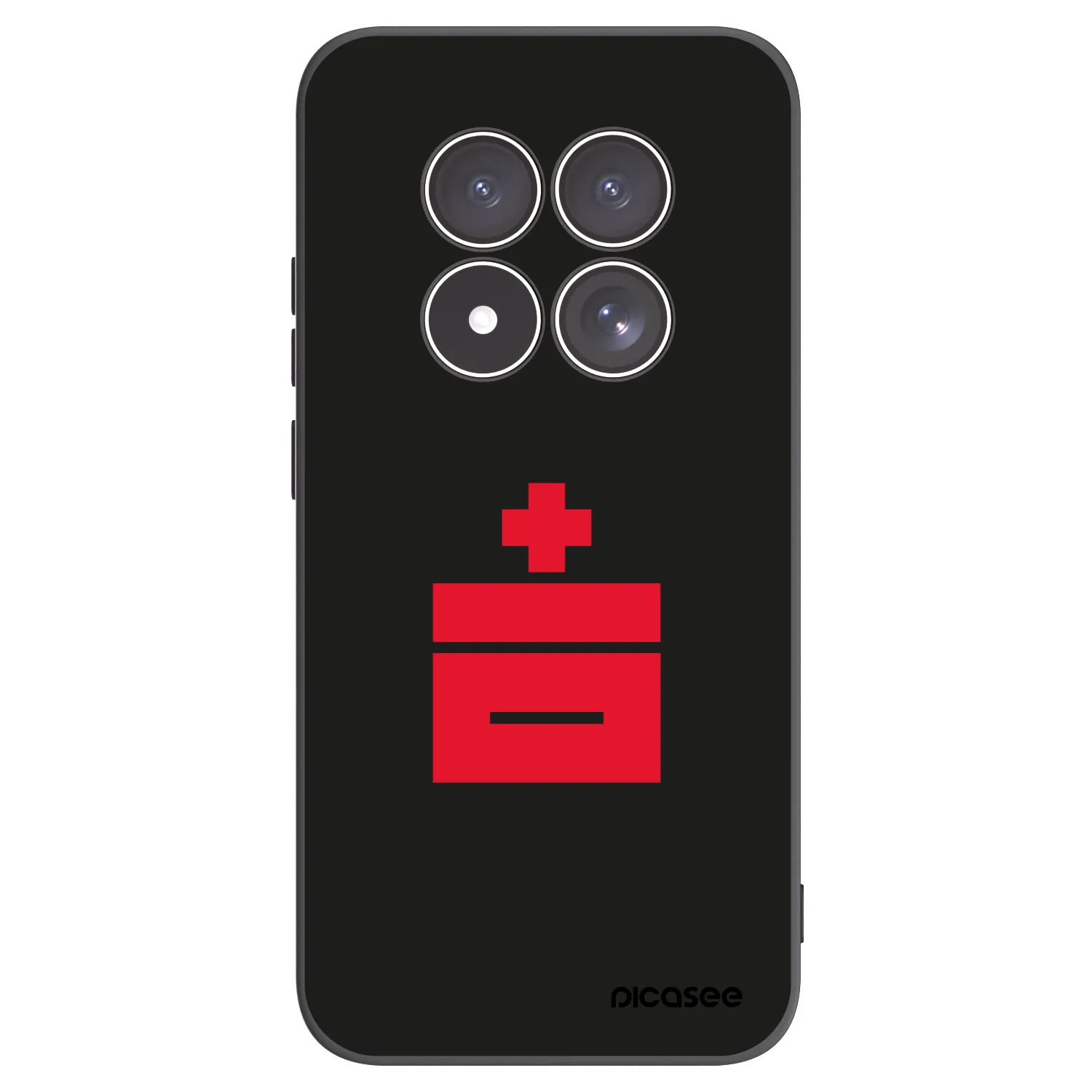 Picasee Μαύρη θήκη σιλικόνης για Xiaomi Redmi Note 15 Pro 4G - Le Plastenciaga