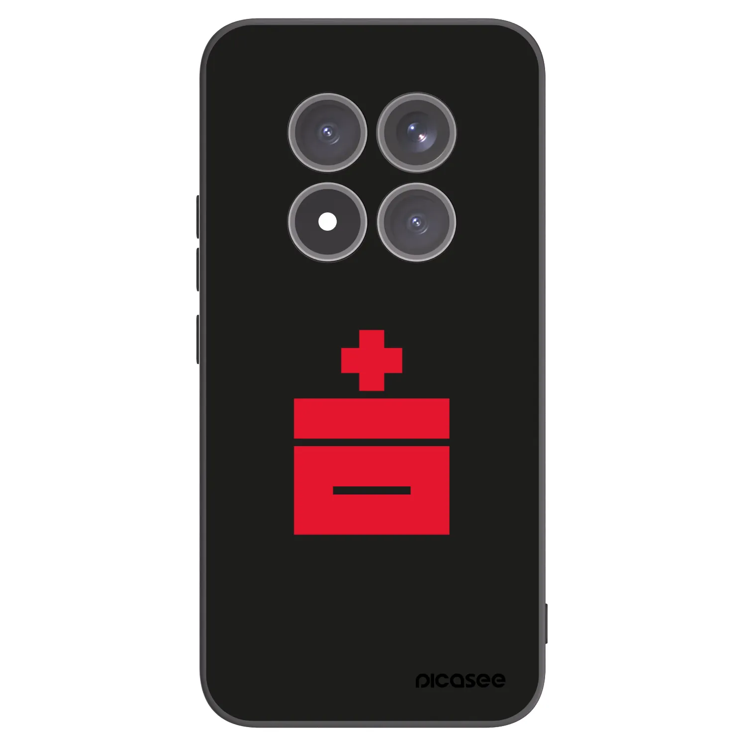 Picasee Μαύρη θήκη σιλικόνης για Xiaomi Redmi Note 15 Pro+ - Le Plastenciaga