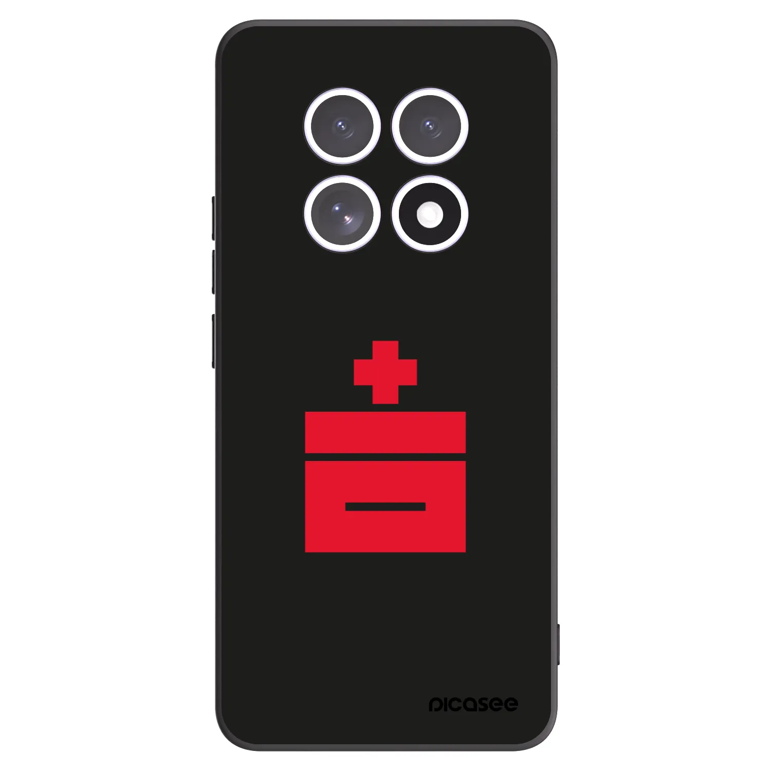 Picasee Μαύρη θήκη σιλικόνης για Xiaomi Redmi Note 15 - Le Plastenciaga