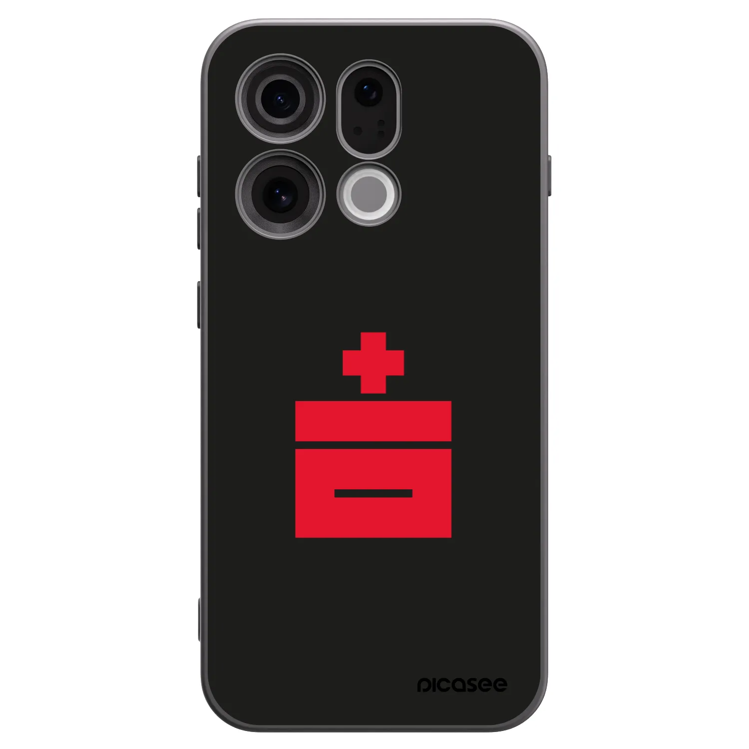 Picasee Μαύρη θήκη σιλικόνης για OPPO Find X9 - Le Plastenciaga