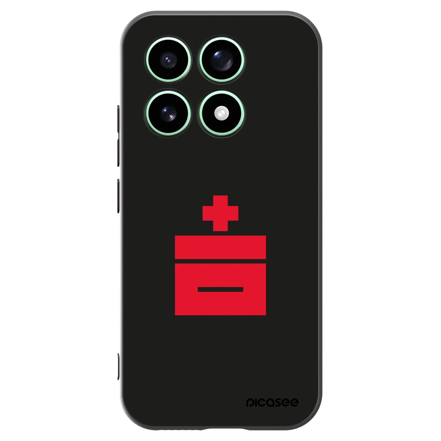 Picasee Μαύρη θήκη σιλικόνης για Xiaomi 17 - Le Plastenciaga