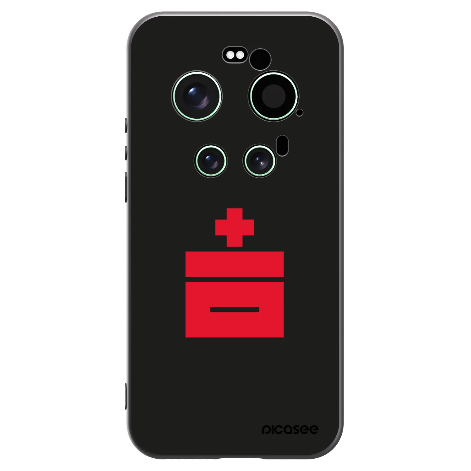 Picasee Μαύρη θήκη σιλικόνης για Xiaomi 17 Ultra - Le Plastenciaga