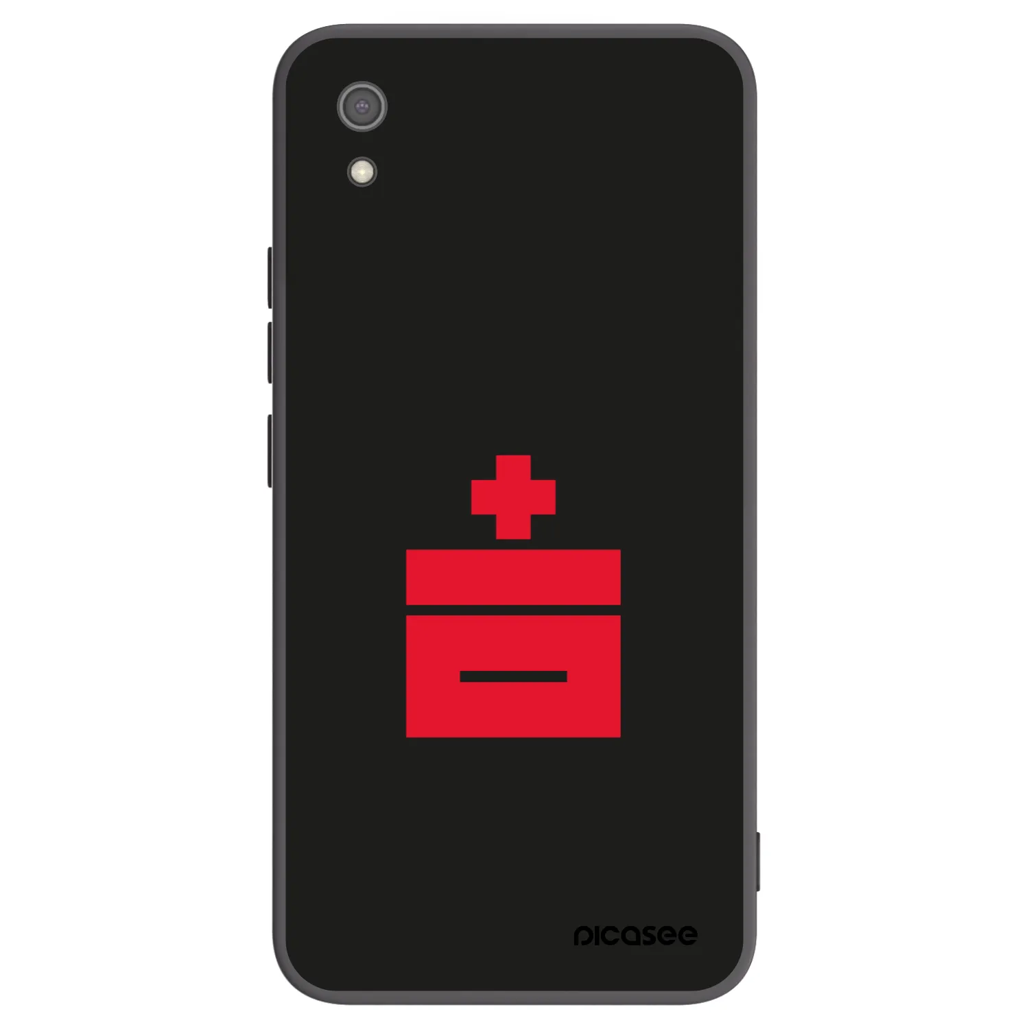 Picasee Μαύρη θήκη σιλικόνης για Xiaomi Redmi 7A - Le Plastenciaga