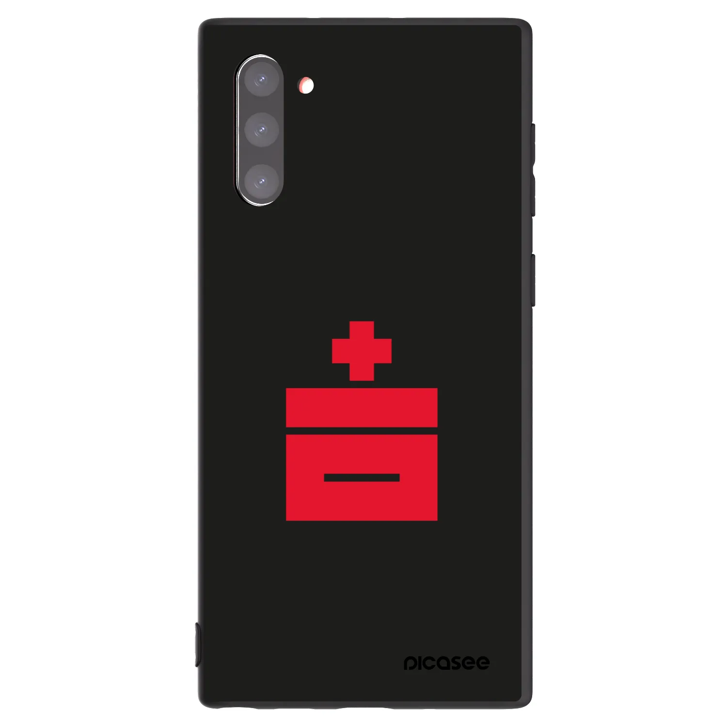Picasee Μαύρη θήκη σιλικόνης για Samsung Galaxy Note 10 N970F - Le Plastenciaga