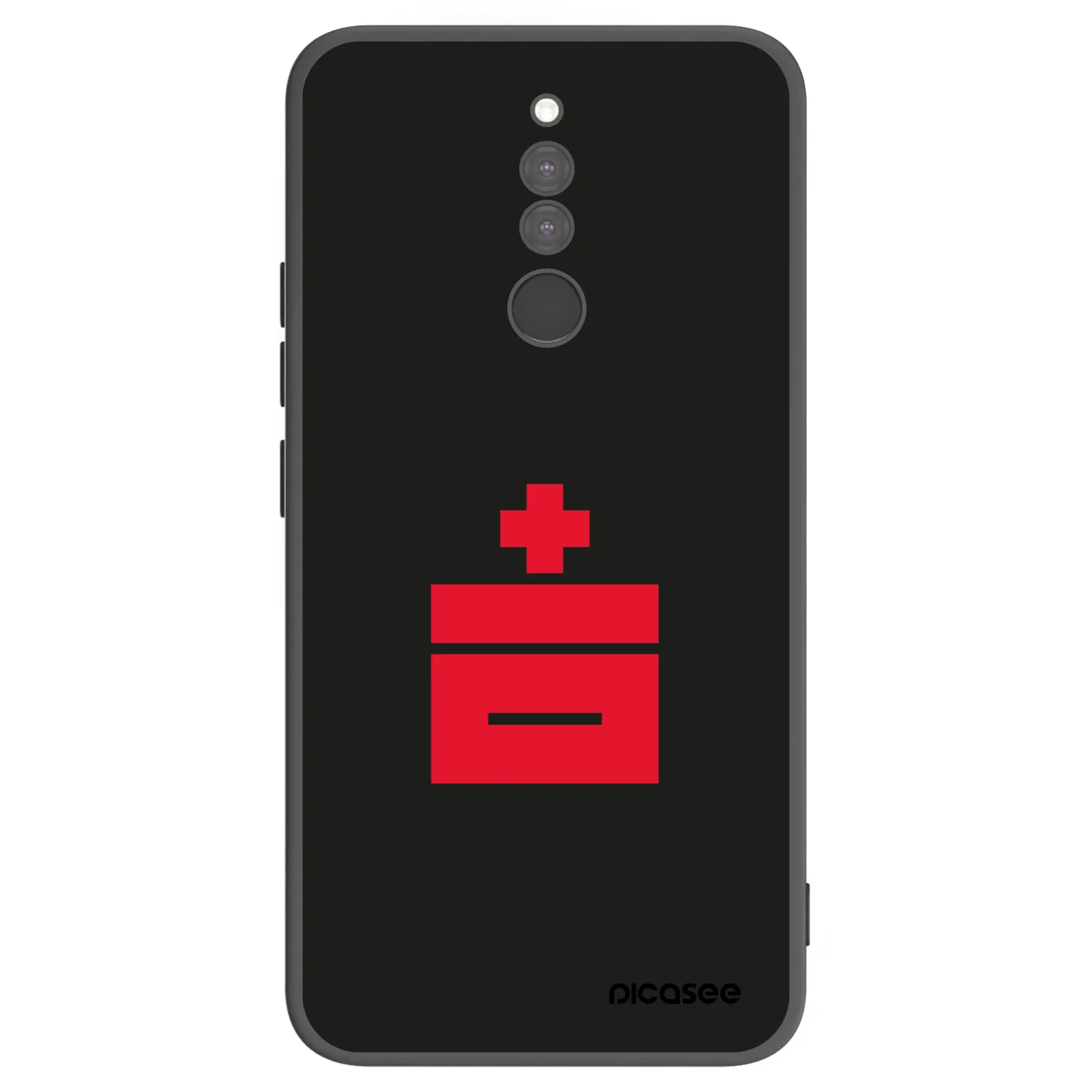 Picasee Μαύρη θήκη σιλικόνης για Xiaomi Redmi 8 - Le Plastenciaga