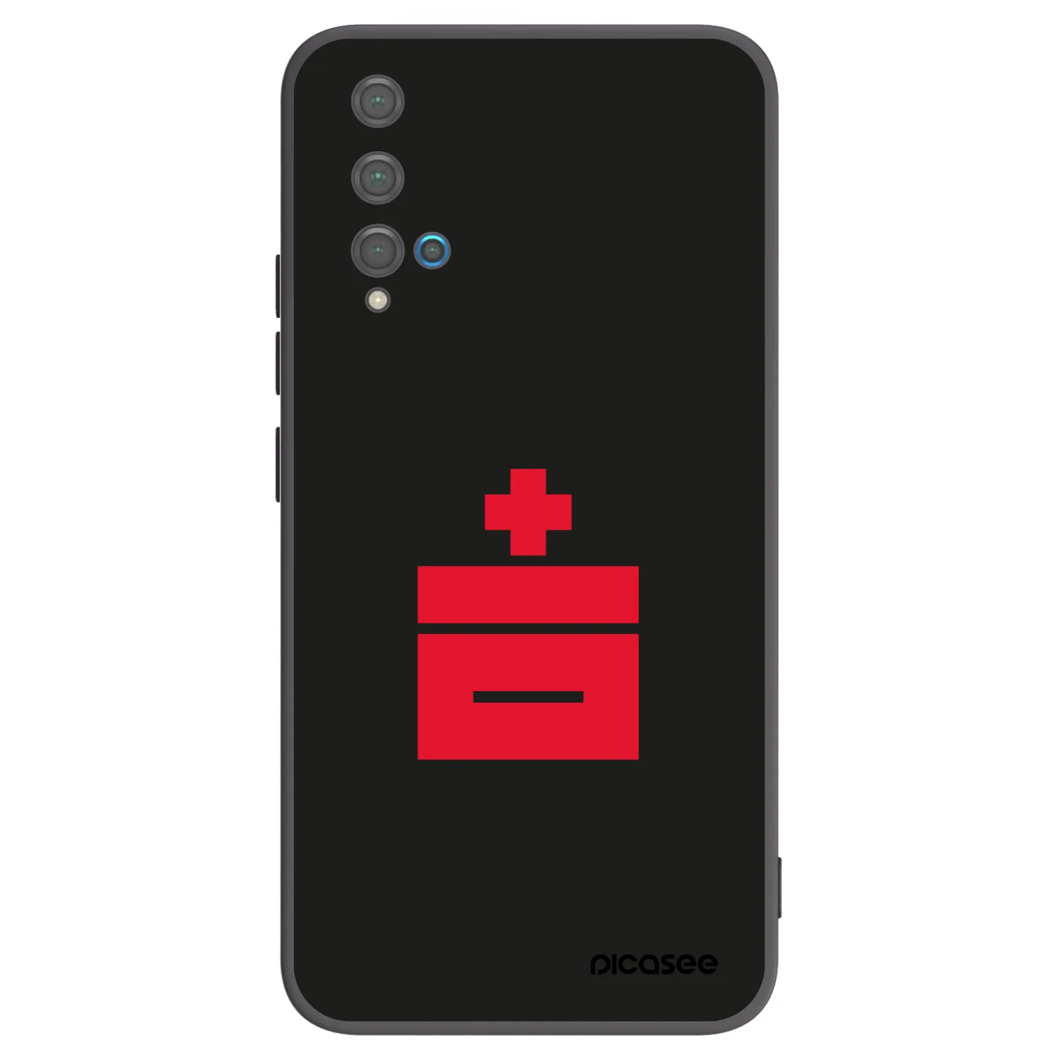 Picasee Μαύρη θήκη σιλικόνης για Huawei Nova 5T - Le Plastenciaga