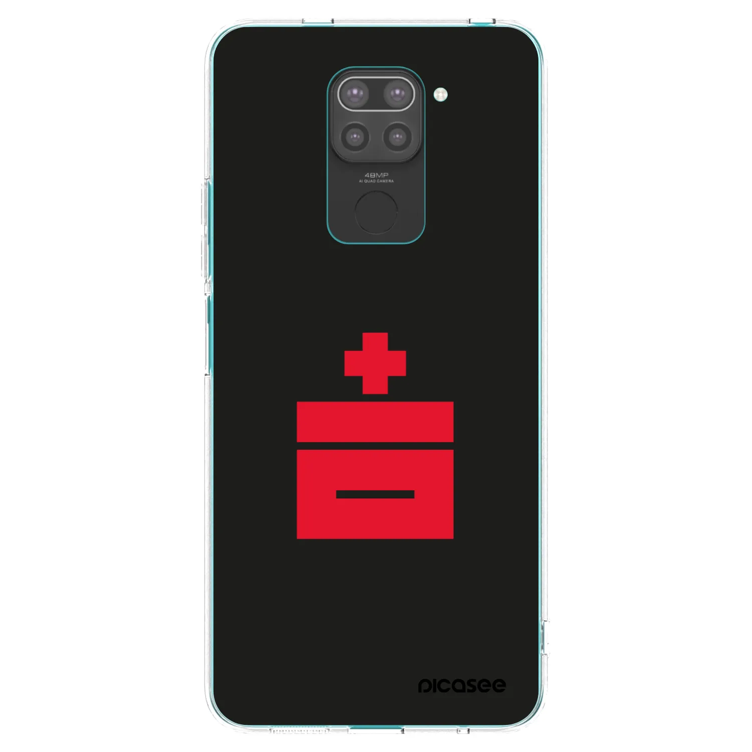 Picasee Μαύρη θήκη σιλικόνης για Xiaomi Redmi Note 9 - Le Plastenciaga