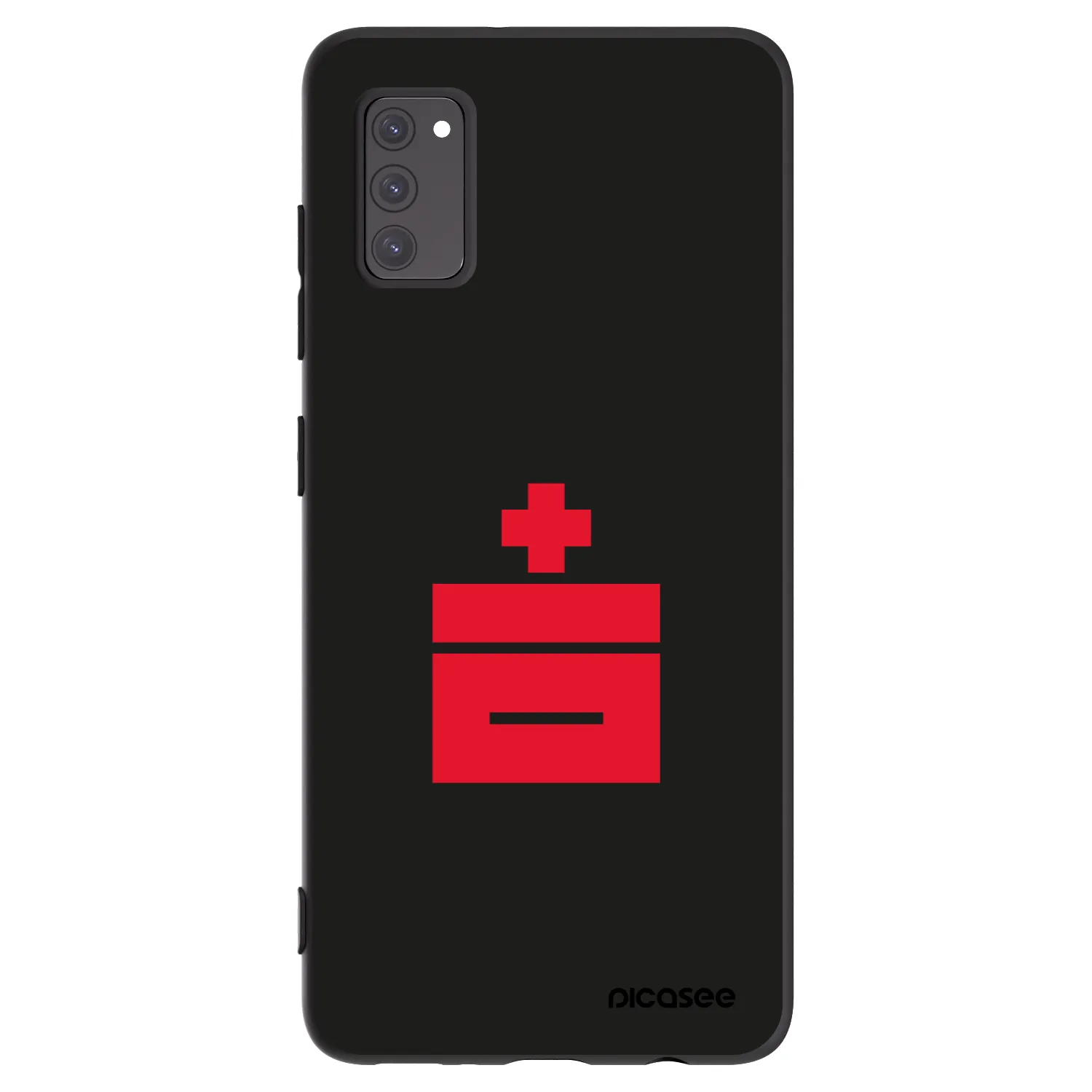 Picasee Μαύρη θήκη σιλικόνης για Samsung Galaxy A41 A415F - Le Plastenciaga