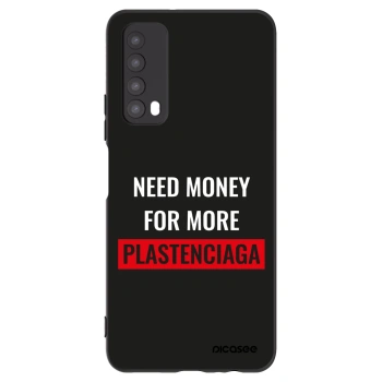 Picasee Μαύρη θήκη σιλικόνης για Huawei P Smart 2021 - More PLASTENCIAGA