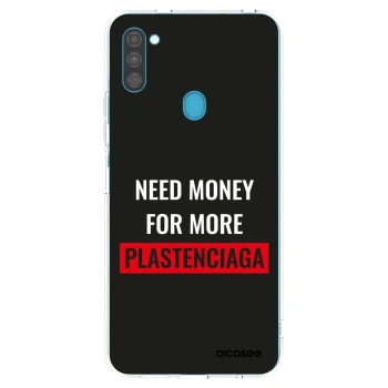 Picasee διαφανής θήκη σιλικόνης Samsung Galaxy M11 - More PLASTENCIAGA