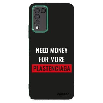 Picasee διαφανής θήκη σιλικόνης Honor 10X Lite - More PLASTENCIAGA