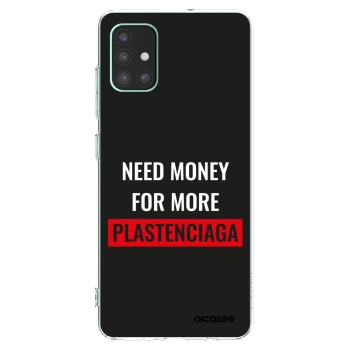 Picasee διαφανής θήκη σιλικόνης Samsung Galaxy M51 M515F - More PLASTENCIAGA