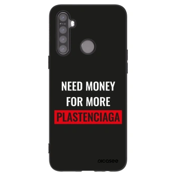 Picasee Μαύρη θήκη σιλικόνης για Realme 6i - More PLASTENCIAGA