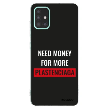 Picasee διαφανής θήκη σιλικόνης Samsung Galaxy M31s - More PLASTENCIAGA
