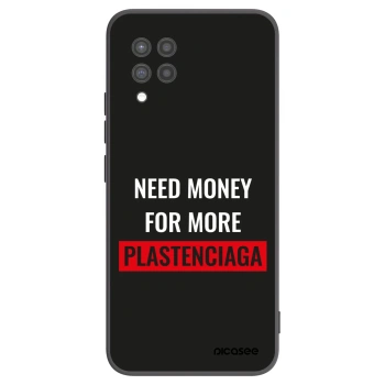 Picasee Μαύρη θήκη σιλικόνης για Samsung Galaxy A42 A426B - More PLASTENCIAGA