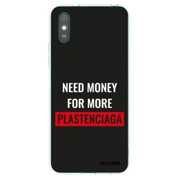 Picasee διαφανής θήκη σιλικόνης Xiaomi Redmi 9AT - More PLASTENCIAGA
