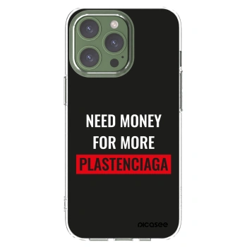 Picasee διαφανής θήκη σιλικόνης Apple iPhone 13 Pro - More PLASTENCIAGA
