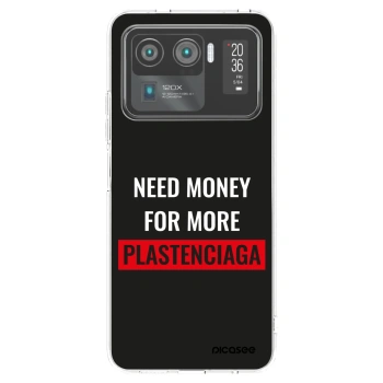 Picasee διαφανής θήκη σιλικόνης Xiaomi Mi 11 Ultra - More PLASTENCIAGA