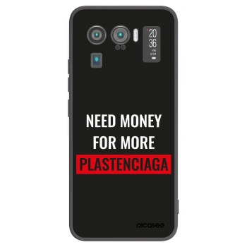 Picasee Μαύρη θήκη σιλικόνης για Xiaomi Mi 11 Ultra - More PLASTENCIAGA