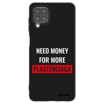 Picasee Μαύρη θήκη σιλικόνης για Samsung Galaxy M12 M127F - More PLASTENCIAGA